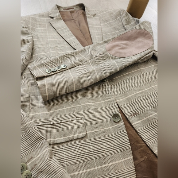 DEVRED Plaid Blazer 38 L - Picture 3 of 8